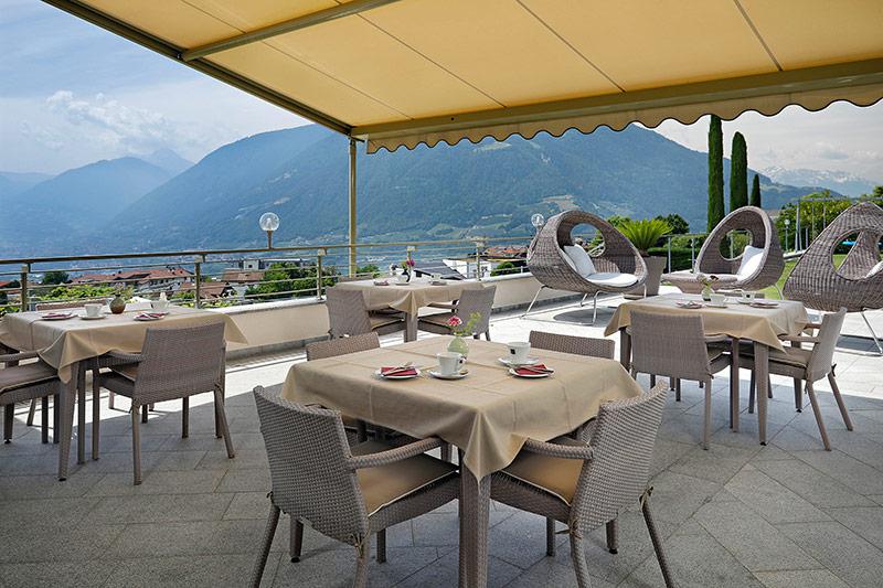 Breakfast on our panoramic terrace