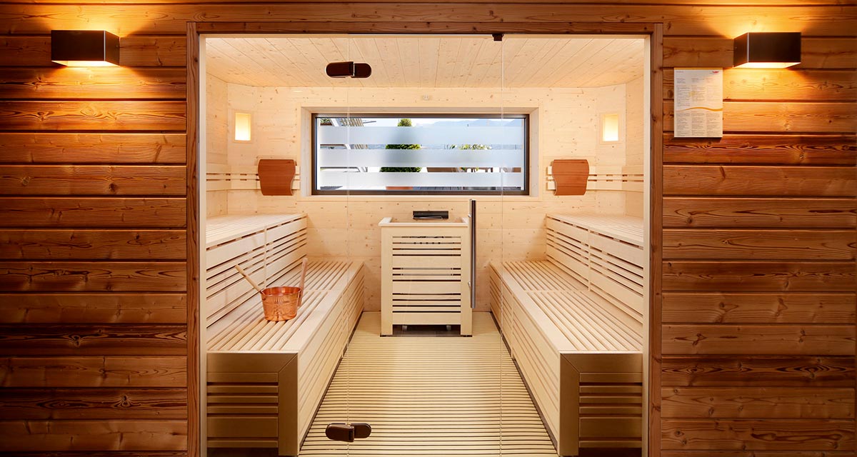 Hotel in Dorf Tirol mit finnischer Sauna